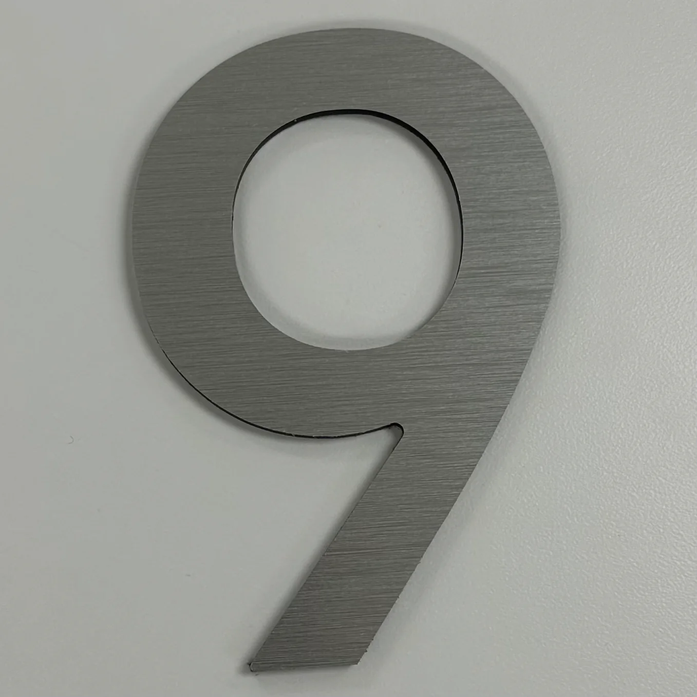 Numéro civique autocollant - Nickel Brossé – Image 9